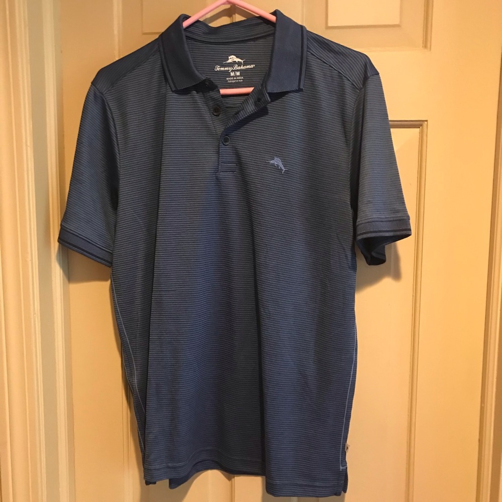 Tommy Bahama Blue Polo Shirt for Men